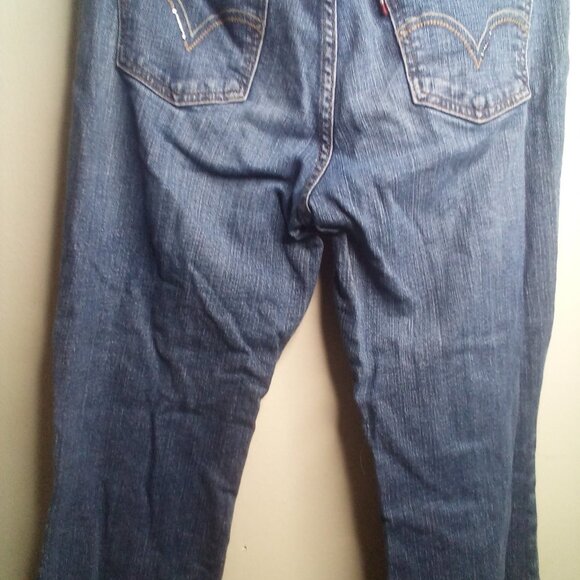 Levis 515 Boot Cut Jeans 10 S Women Blue - Picture 3 of 16